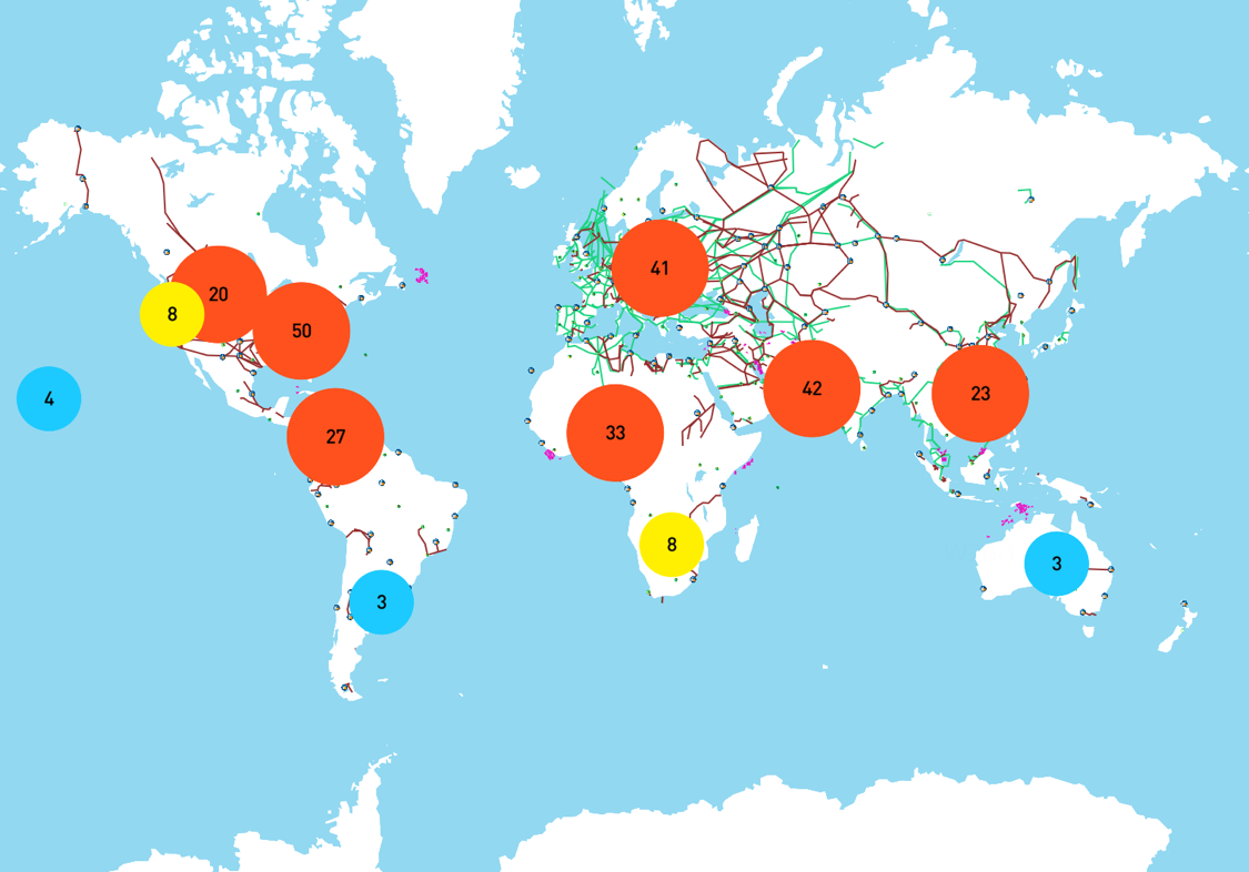 Results of oil and gas exploration to know exactly where oil and petroleum gas reservoirs exist