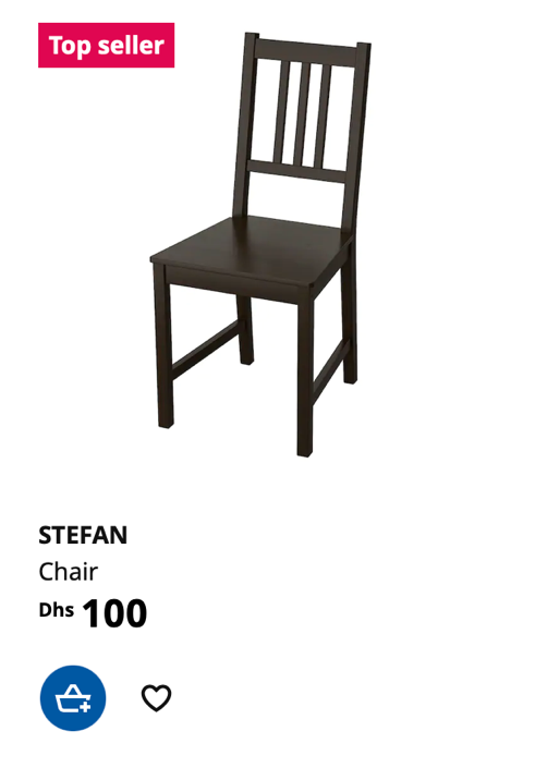 Price for a new chair